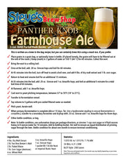Panther Knob Farmhouse Ale