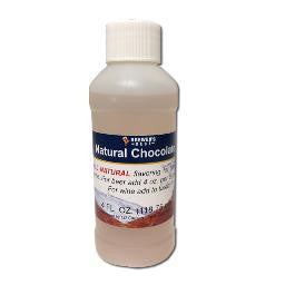 Natural Chocolate Flavoring Extract, 4 oz.