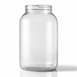 Jar, Wide Mouth Clear 1 Gallon Glass