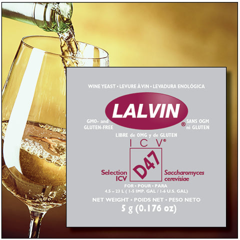 Lalvin ICV-D47 Wine Yeast