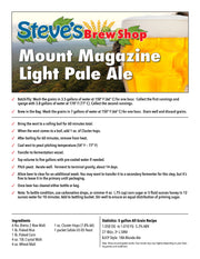 Mount Magazine Light Pale Ale