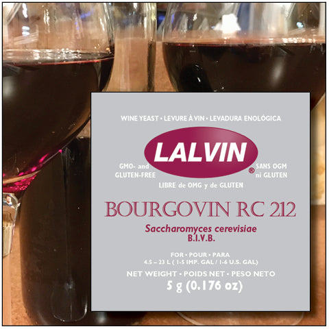 Lalvin Bourgovin RC212 Dry Wine Yeast